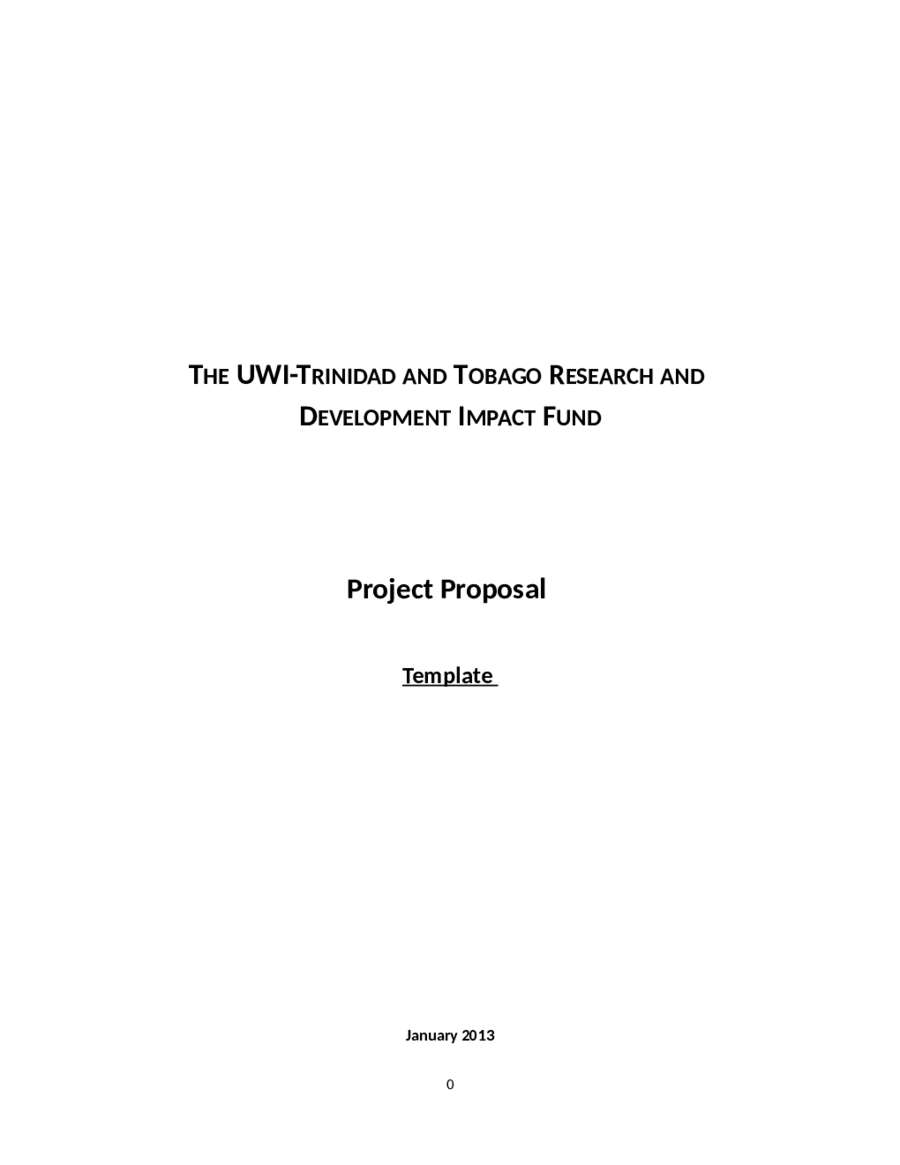 Project Proposal Sample