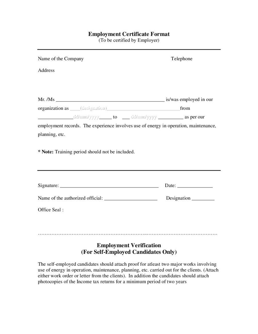 2021 Proof of Employment Letter - Fillable, Printable PDF & Forms | Handypdf