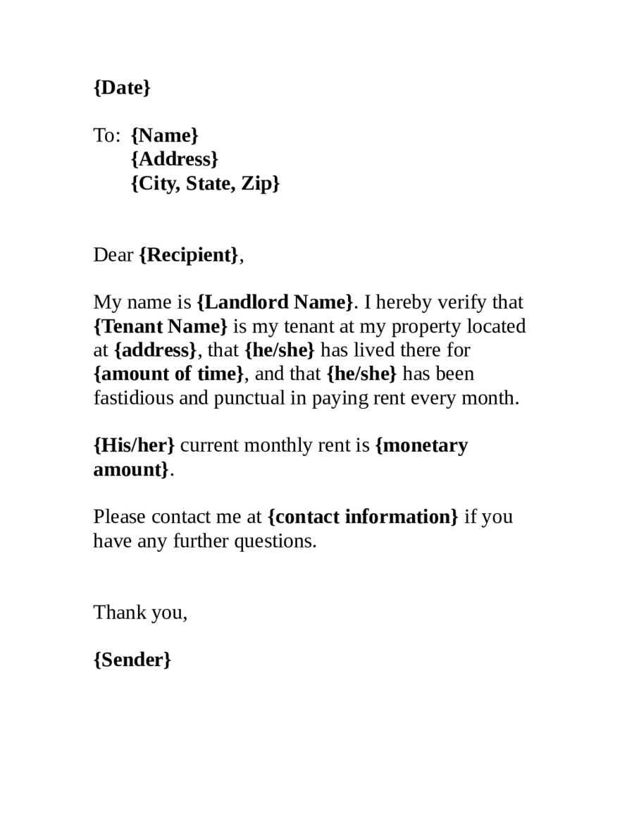 2023 Proof of Residency Letter Fillable, Printable PDF & Forms Handypdf