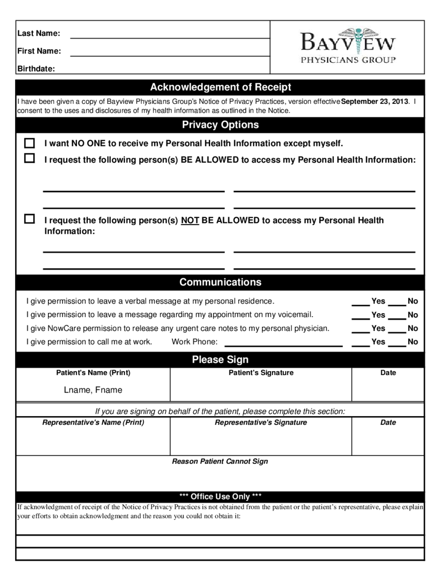 acknowledgement of receipt template edit fill sign online handypdf