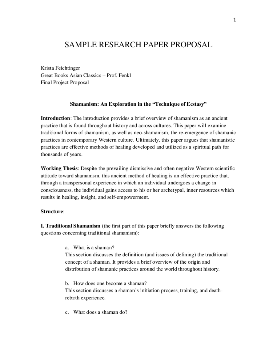 research proposal research methods