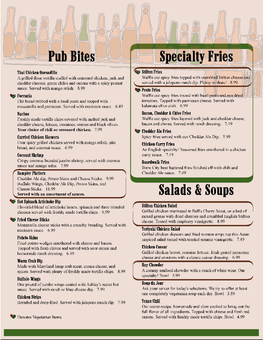 Free Restaurant Menu Templates For Word