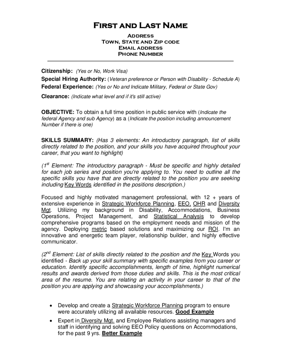 What To Write In A Resume Objective