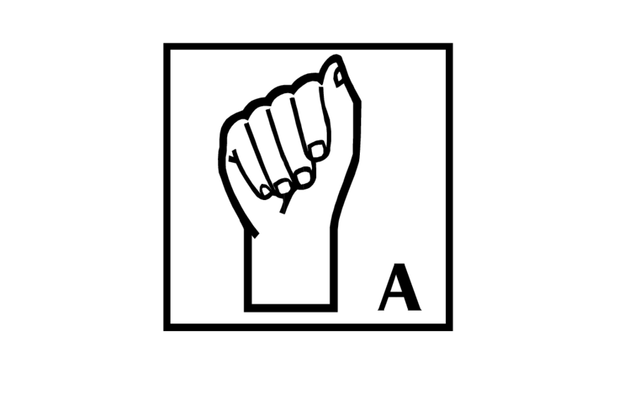Sign Language Alphabet Template