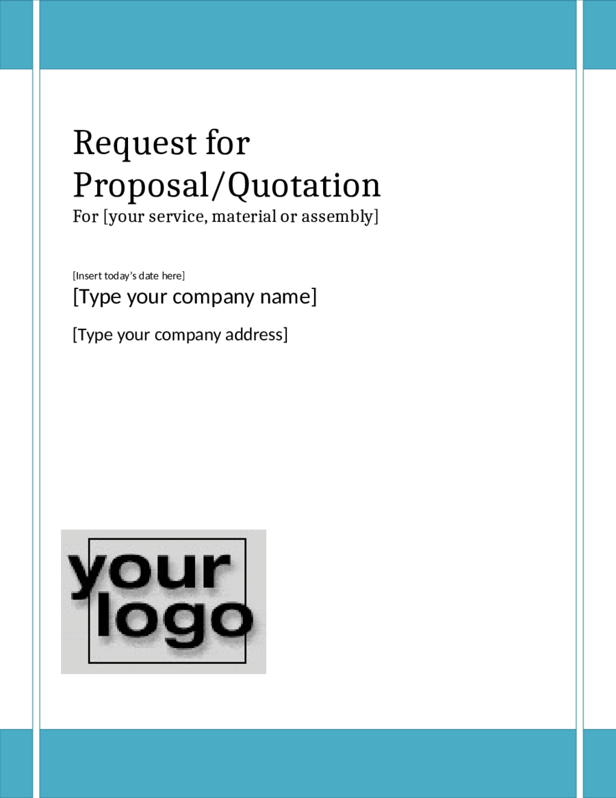 Free Request For Proposal Templates