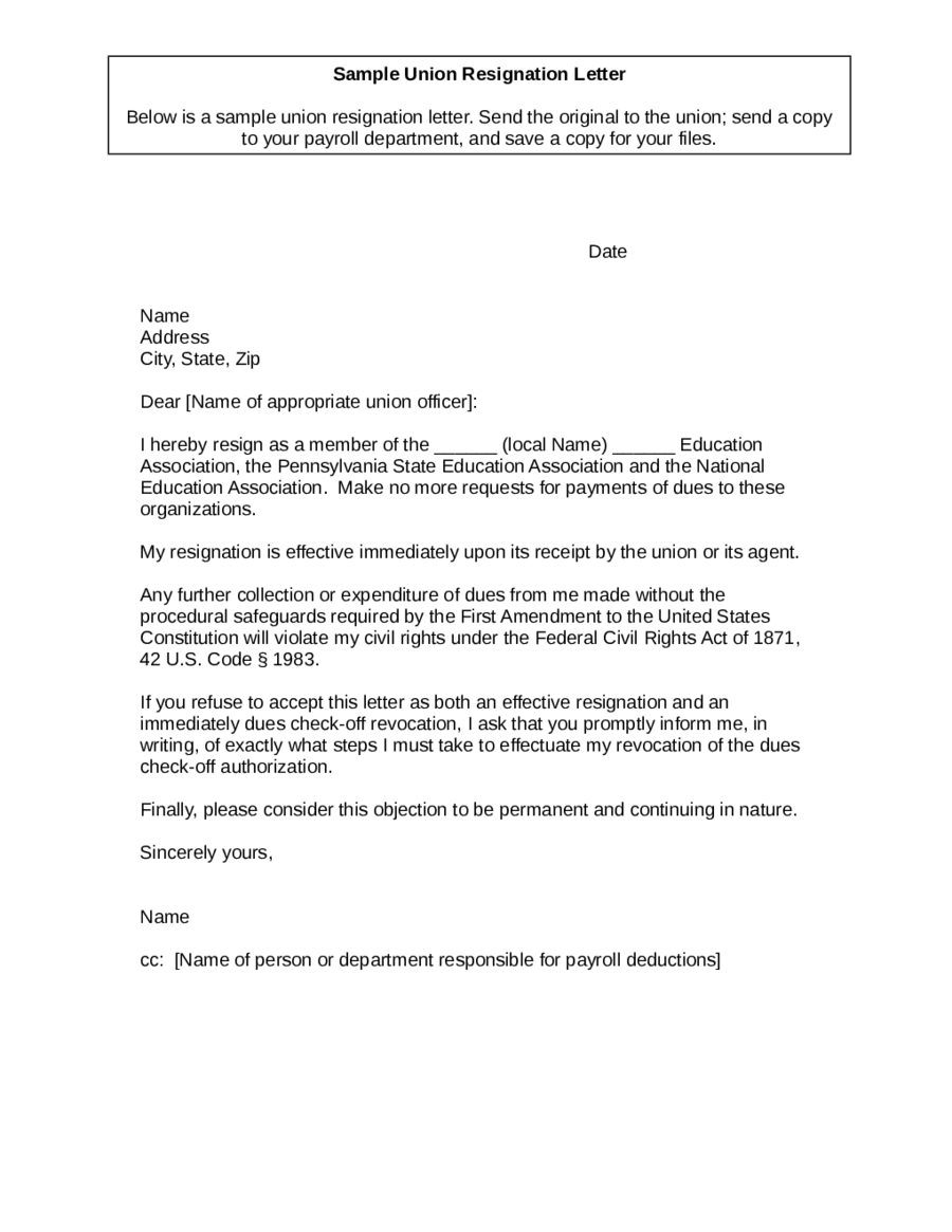 Sample Immediate Resignation Letter Database Letter Template Collection