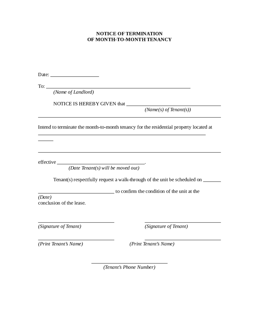 2022 Termination Letter Templates Fillable Printable Pdf And Forms 4565