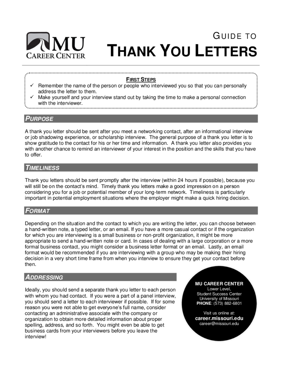  Interview Thank You Letter Template Word Edit Fill Sign Online 