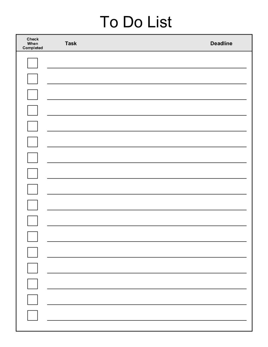 cute to do list template excel