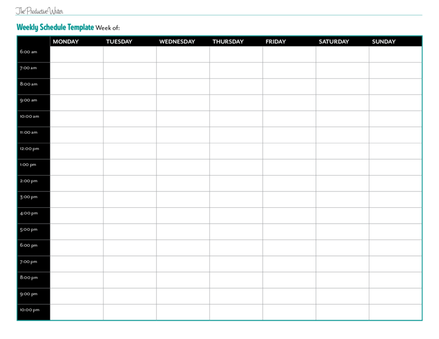 2022 weekly planner template fillable printable pdf forms handypdf